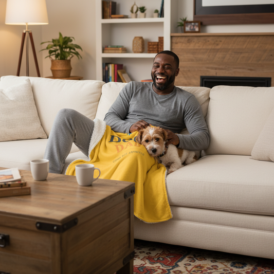 Dog Dad Blanket