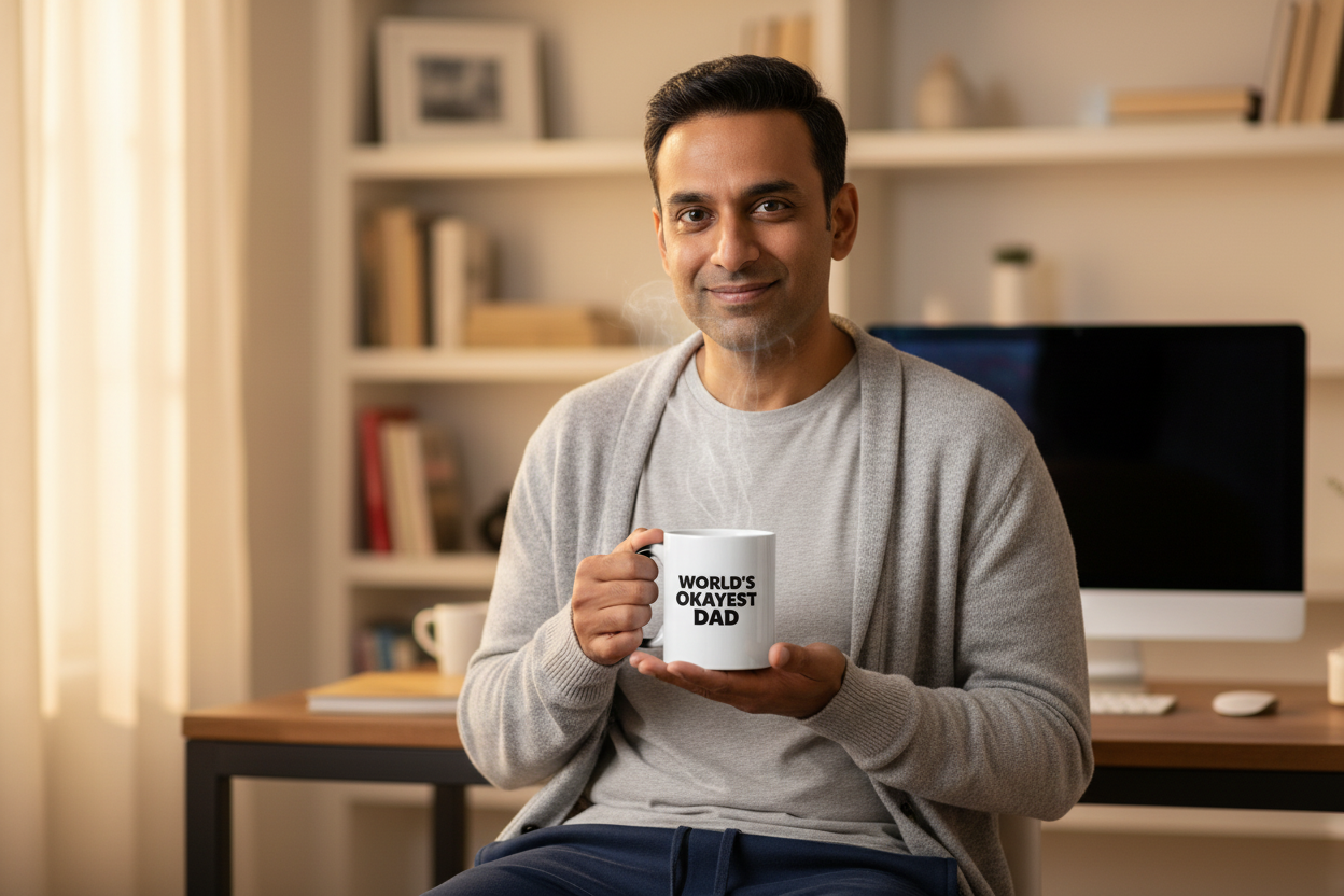 World's Okayest Dad Magic Mug