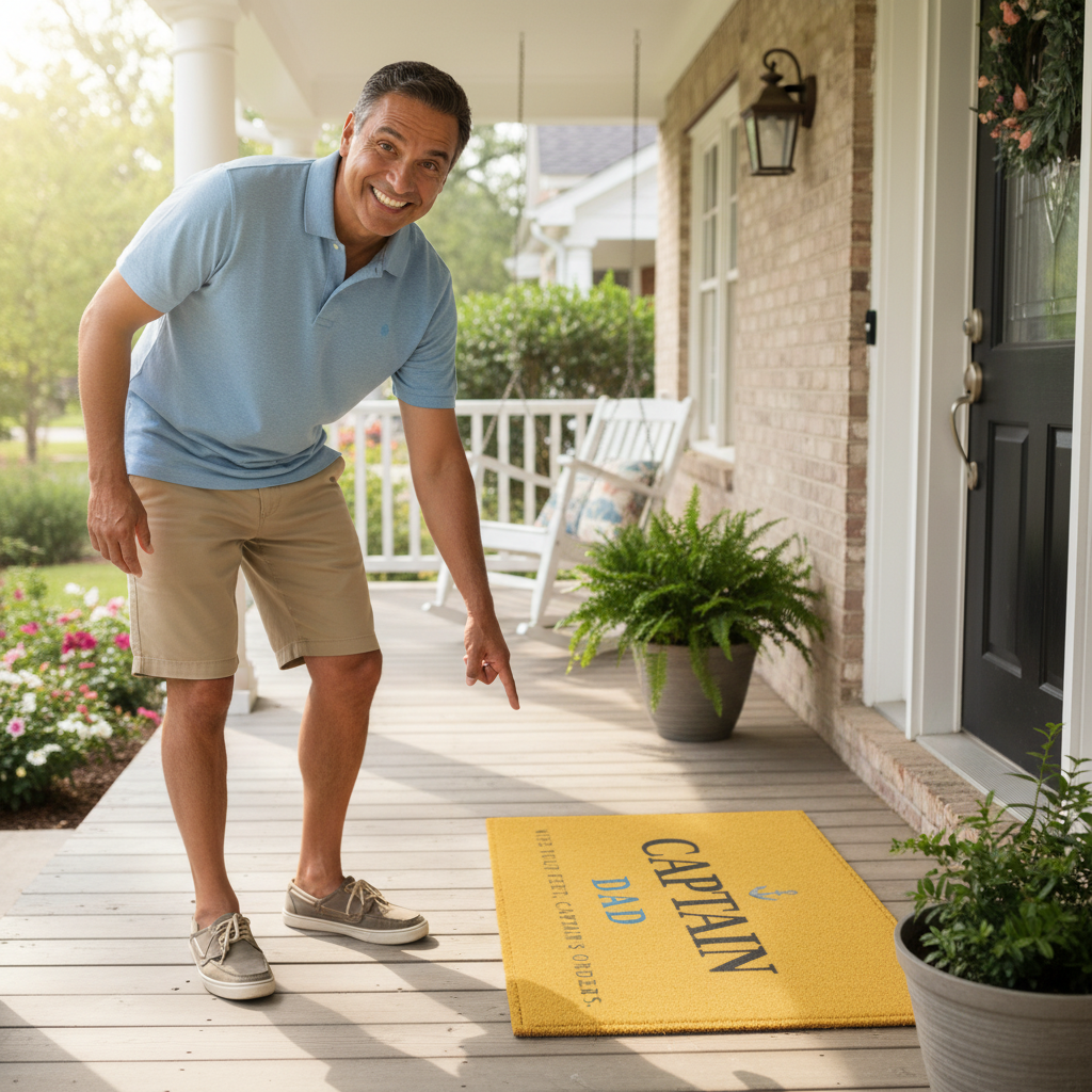 Captain Dad Doormat