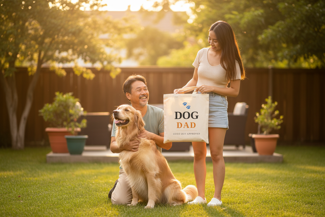 Dog Dad Tote - Gift Moment