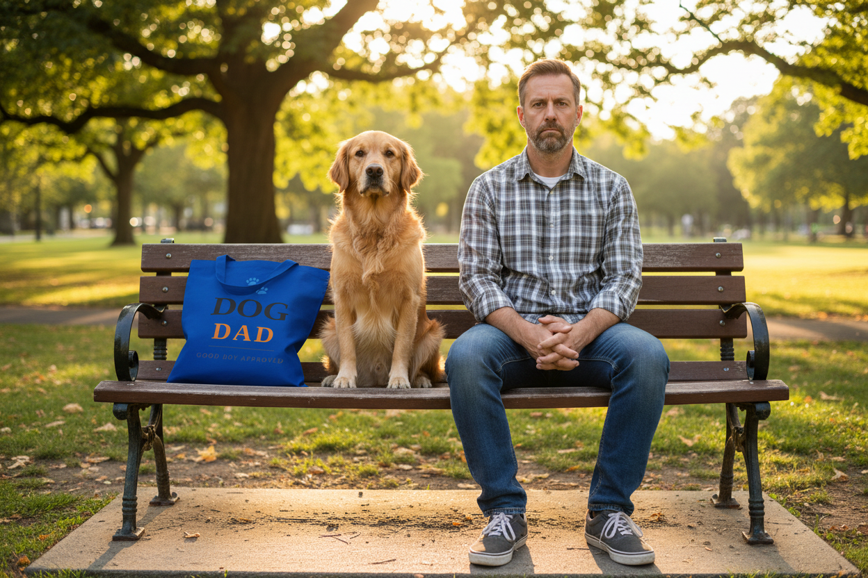 Dog Dad Tote - Portrait Mode