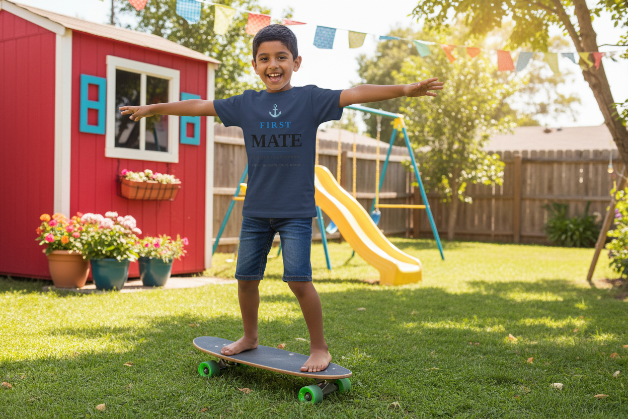 First Mate - South Asian Boy Surfer