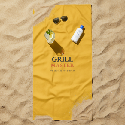 Grill Master Beach Towel