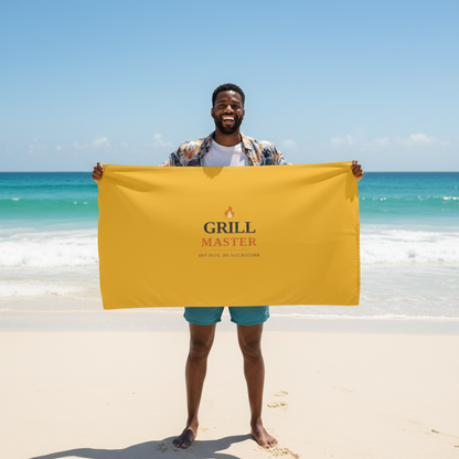 Grill Master Beach Towel