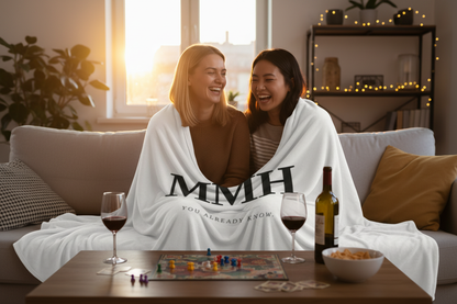 MMH Blanket - White Friends