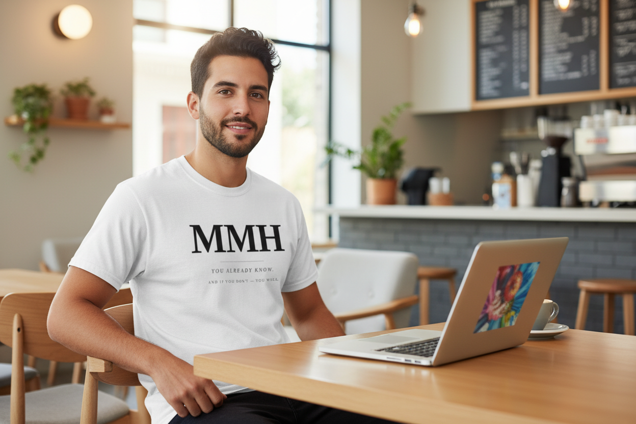 MMH - Latino Man Coffee Shop