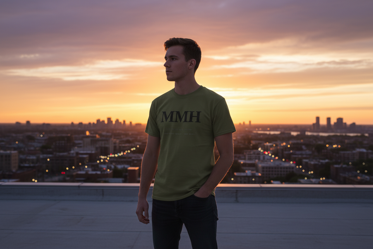 MMH - Man Rooftop Sunset