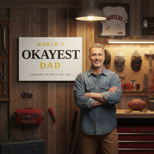 World's Okayest Dad Canvas