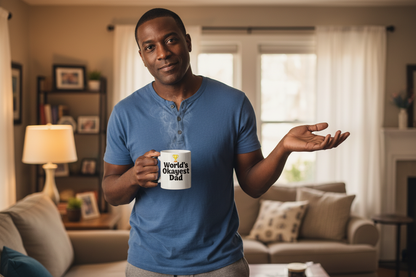 World's Okayest Dad Magic Mug