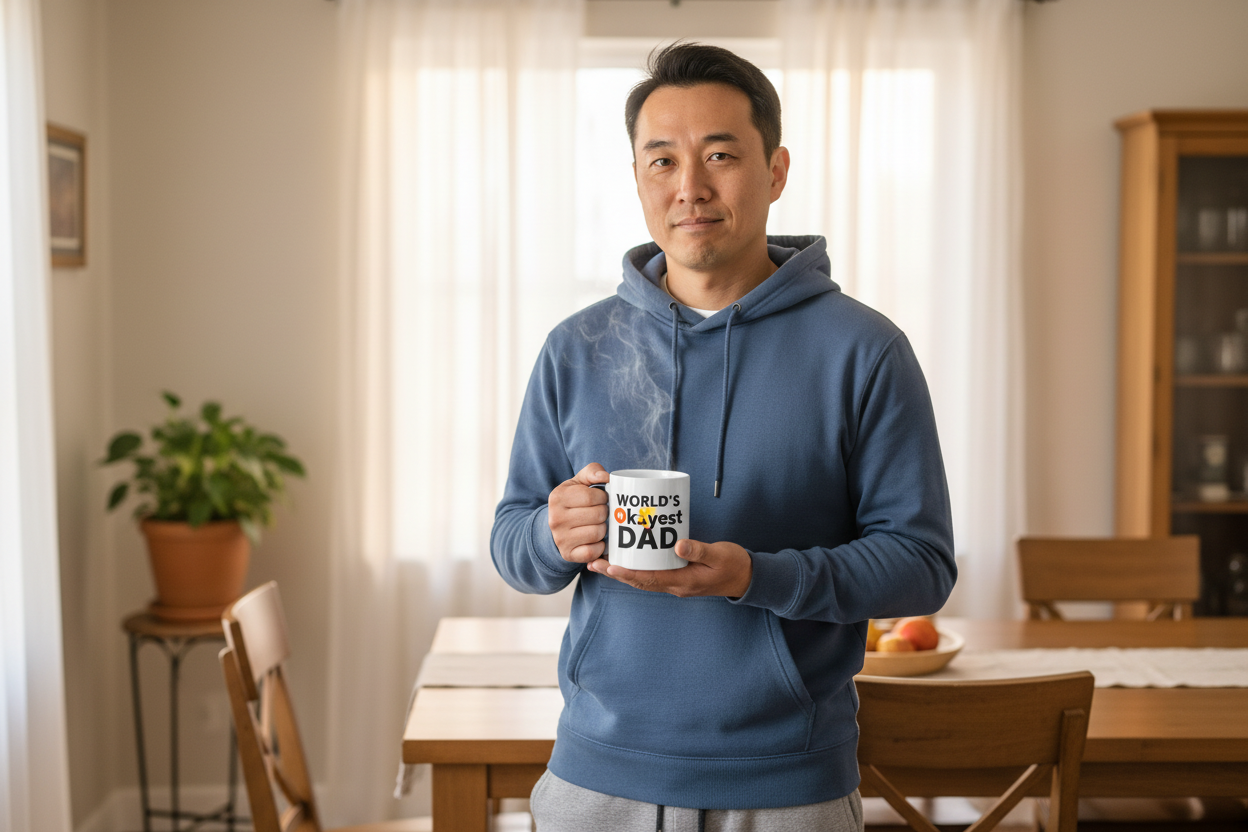 World's Okayest Dad Magic Mug