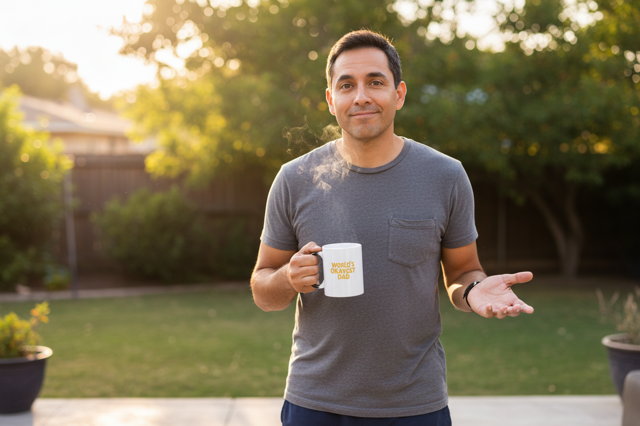 World's Okayest Dad Magic Mug