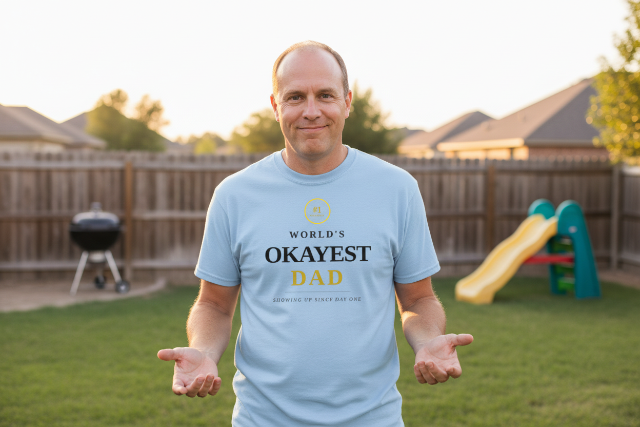 World's Okayest Dad T-Shirt